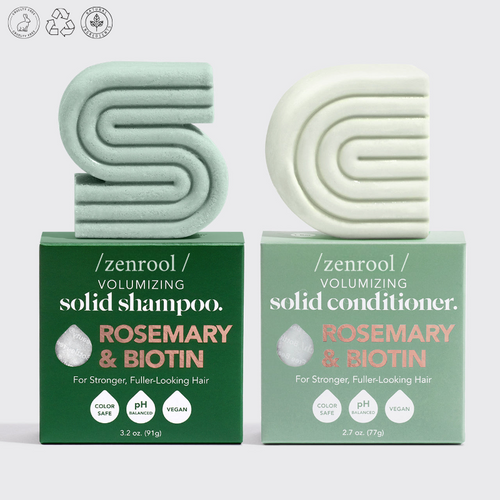 Shampoing & après-shampoing au romarin et à la biotine