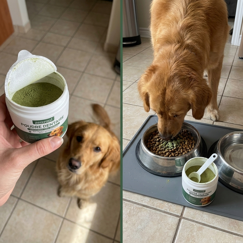 Poudre dentaire pour chien